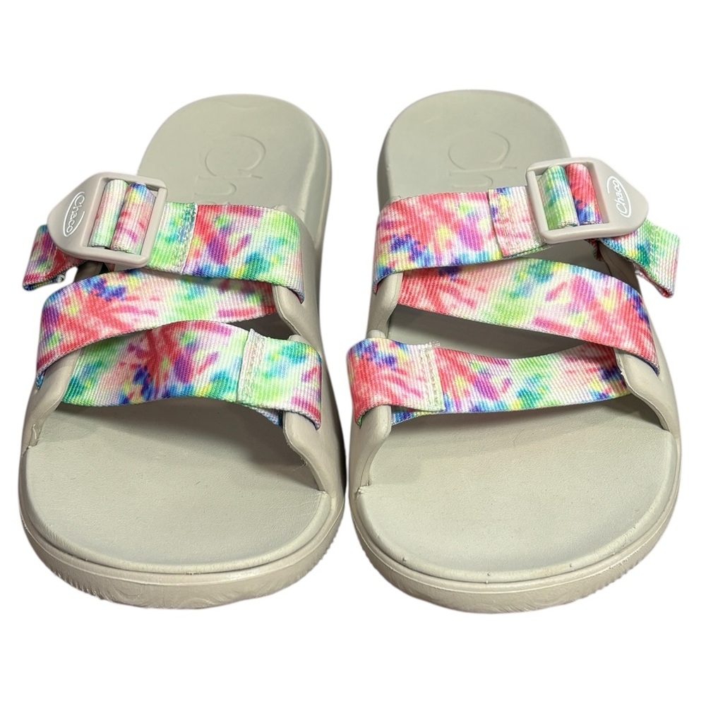 Chacos Chillos Tie Dye Slide Sandals - size 7